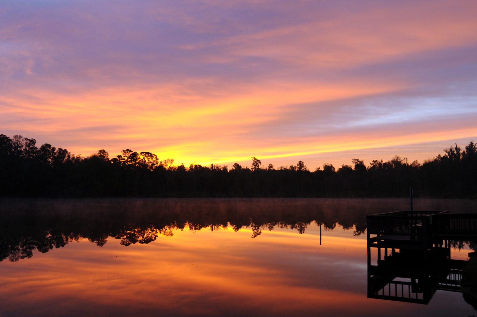 Wake up early to catch the beautiful sunrise at Campers Holiday.